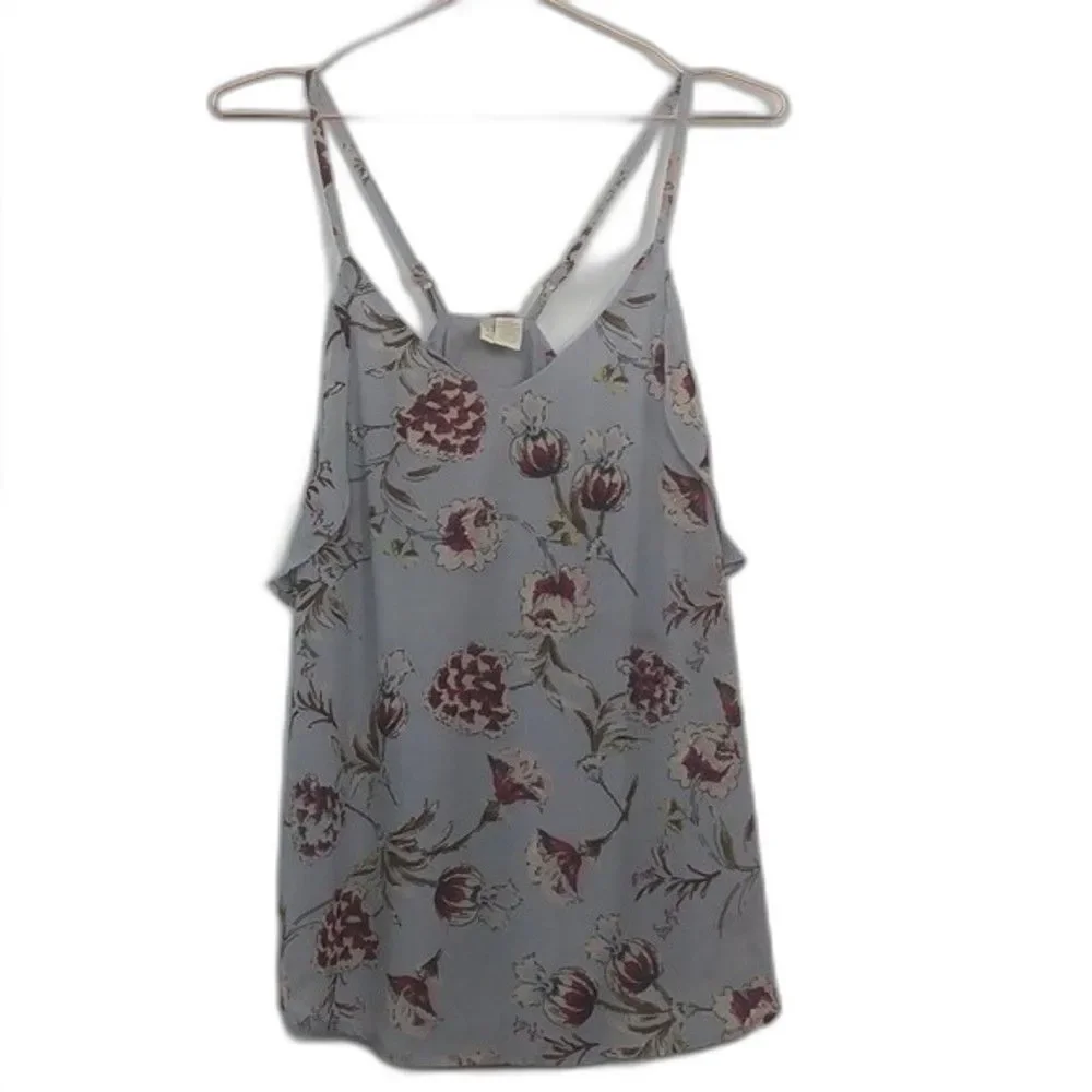 Japna Floral Cami Ruffle Detail Around Back (255) - Picture 2 of 6